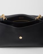 Prada Doux Medium Leather Shoulder Bag - Image 3